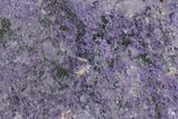 7.8" Purple Polished Charoite Slab - Siberia - #179583-1